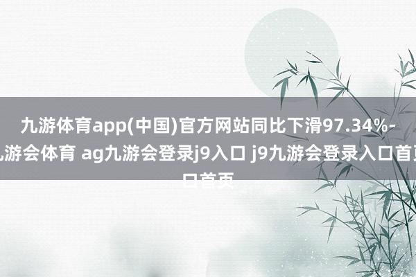 九游体育app(中国)官方网站同比下滑97.34%-九游会体育 ag九游会登录j9入口 j9九游会登录入口首页